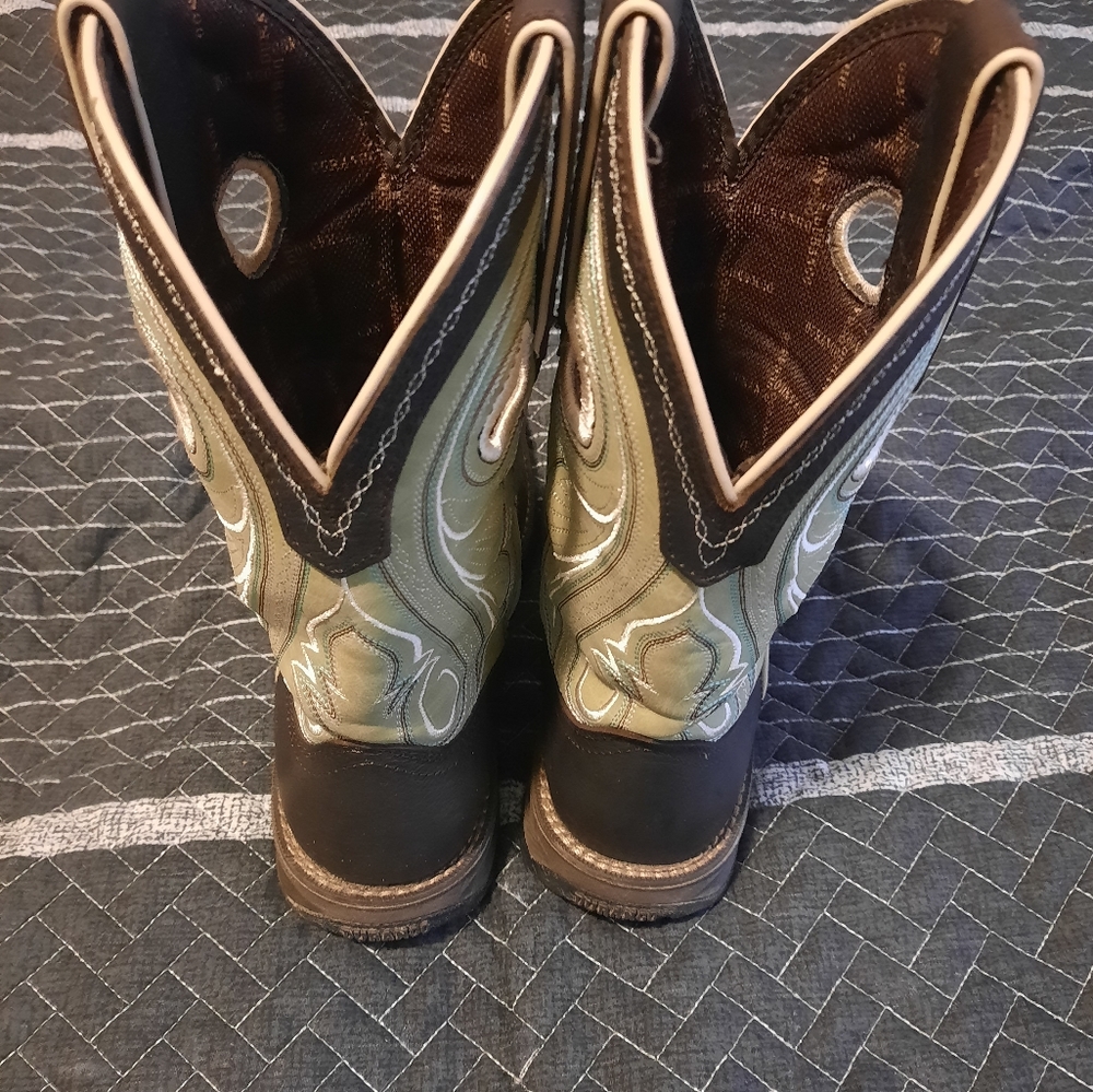 Durango Lady Rebel Lime Western Boot Size 8 M - Picture 7 of 7